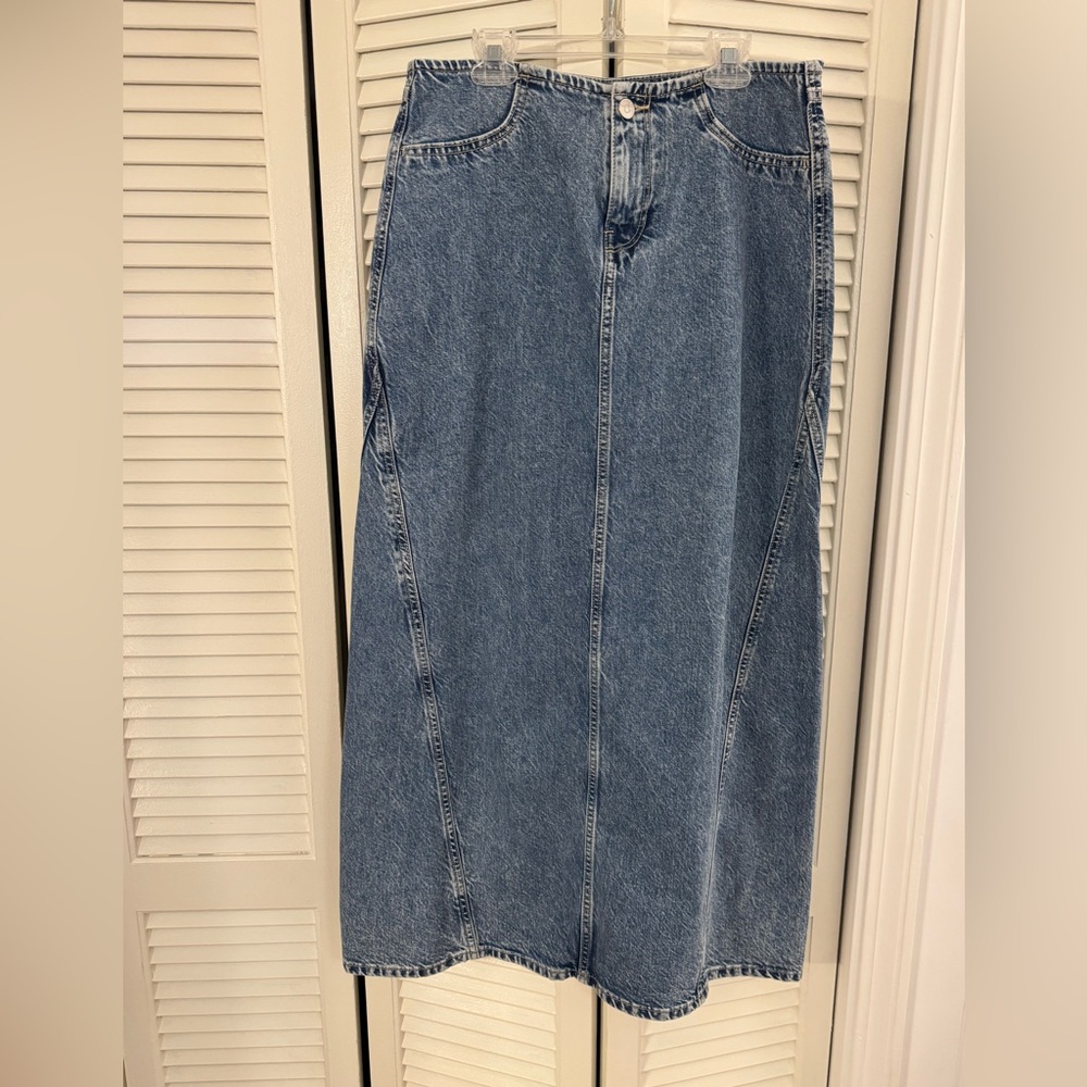 H&M Divided Blue Denim Skirt